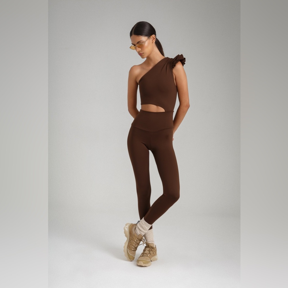 PORT DE BRAS Nieves Unitard Dark Chocolate NWT Revolve